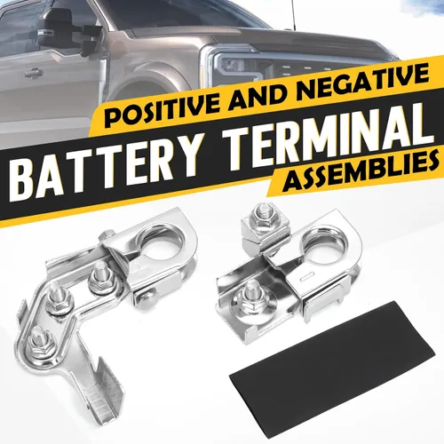 Vista 2 de 926-603 Conector de terminal de batería positivo con 3 postes auxiliares, repuesto para Ford F-250 F-350 F-450 y Chevy Silverado 1500 2500 3500