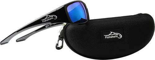 Vista 6 de Fishoholic - Surtido de 3 piezas - Camisa de pesca de manga larga UPF50 - Gafas de sol polarizadas - Vaso de 30 onzas