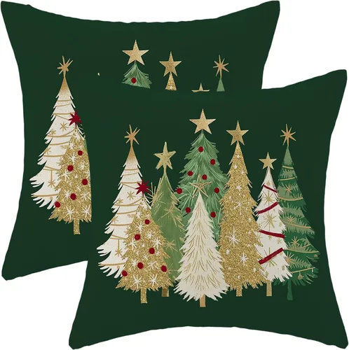 Vista 28 de Juego de 2 fundas de almohada de Halloween de 16 x 16 pulgadas, fundas de almohada de murciélagos negros y crema, fundas de cojín decorativas
