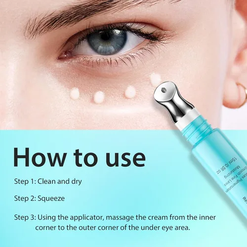 Vista 11 de Crema de ojos con retinol - Suero para ojos contra ojeras y hinchazón antienvejecimiento - Crema para debajo de los ojos con ácido hialurónico