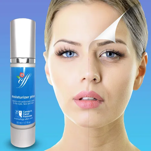 Vista 5 de Carolyn's Facial Formulas Moisturizer Plus Crema para ojos Sin crueldad animal Crema facial vegana Fabricado en Estados Unidos Hidratante