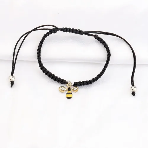 Vista 3 de Bee You Tiful Wish - Pulsera de positividad para amantes de las abejorros