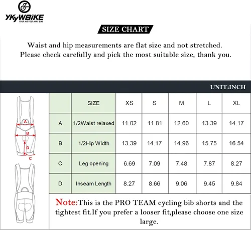 Vista 7 de YKYWBIKE Baberos de ciclismo para mujer, pantalones cortos acolchados para mujer, pantalones cortos de ciclismo de 6 horas UPF50+ para bicicleta