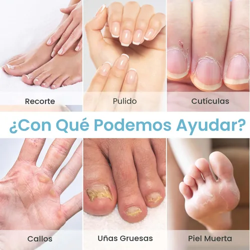 Vista 7 de Kit profesional de taladro de uñas: lima de uñas eléctrica con pantalla LCD y lámpara, amoladora de uñas gruesas de larga duración, herramientas