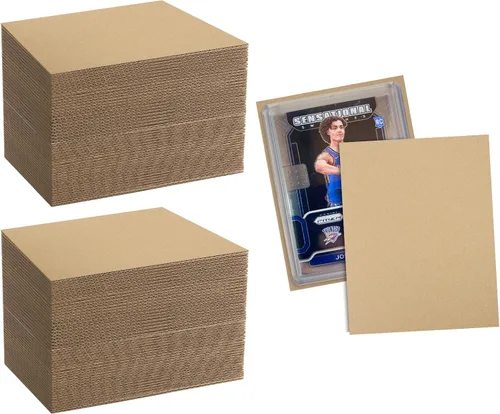 Vista 9 de Mat Board Center - Paquete de 100 protectores de cartón para tarjetas Blanco