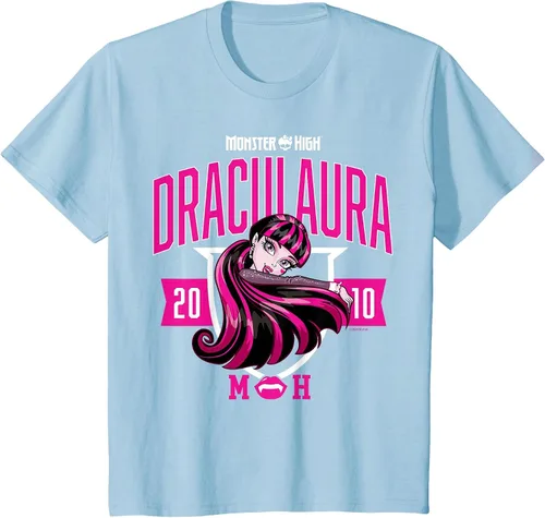 Vista 30 de Monster High -Camiseta Colegiada Draculaura Gris asfalto