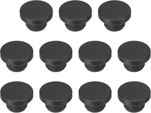 Vista 199 de MECCANIXITY - Tapones de silicona en forma de T (26mm, 1 pulgada de diámetro), color negro