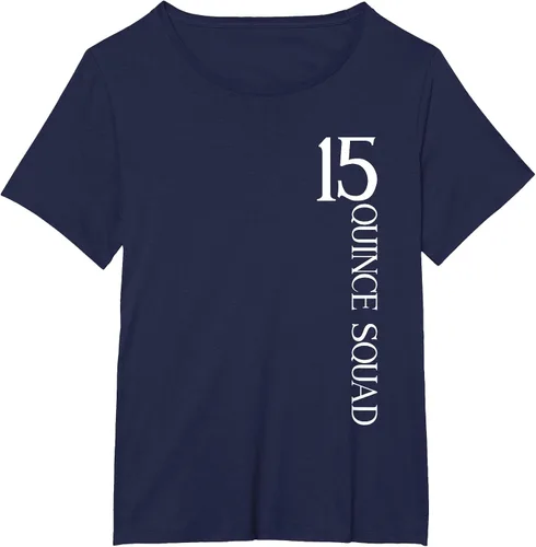 Vista 27 de Quince Squad Quinceanera 15th Birthday - Camiseta de quinceañera para niñas Asphalt Grey