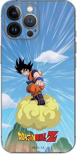 Vista 7 de Skinit Calcomanía para teléfono compatible con iPhone 14 Pro Max, diseño oficial de Dragon Ball Z Red Ribbon Army