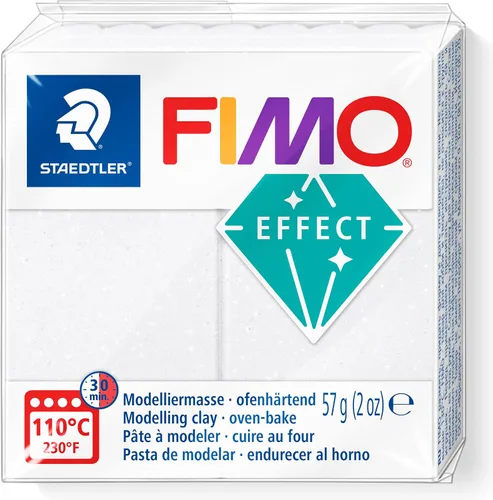 Vista 28 de Staedtler FIMO Effects Arcilla Polimérica - Arcilla para Hornear en Horno para Joyería, Escultura, Azul Translúcido 8020-374