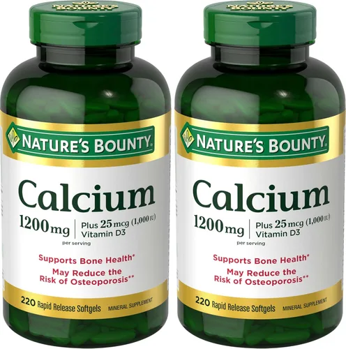 Vista 9 de Calcio 0,04 oz de Nature’s Bounty. Plus Vitamina D3., AUS-060, 1, 1
