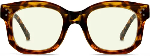 Vista 19 de Eyekepper Gafas de lectura para mujeres con bloqueo de luz azul, diseño retro, lectores de computadora - negro Negro-2002
