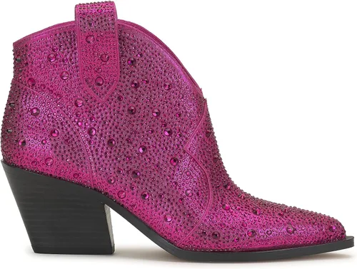 Vista 8 de Jessica Simpson Botines puntiagudos de gamuza para mujer