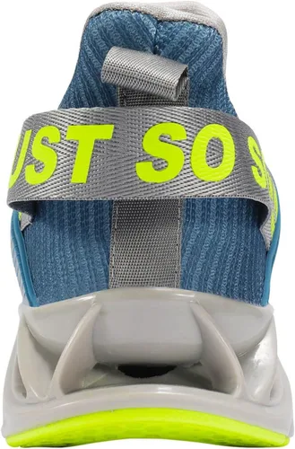 Vista 5 de COKAFIL - Zapatos de correr para hombre, tenis atléticos con bordes para caminar