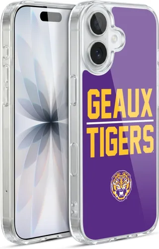 Vista 140 de Head Case Designs Funda de gel suave con licencia oficial de la Universidad Estatal de Louisiana LSU Camou compatible con Apple iPhone 7 Plus/iPhone
