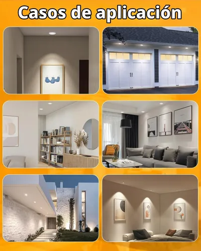 Vista 6 de POPANU 7W luces LED empotrables de 3 pulgadas con cardán giratorio, luz descendente direccional ajustable en 360°, iluminación de embutido regulable