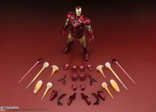 Vista 7 de TAMASHII NATIONS - Iron Man - Iron Man Mark 6 (La Saga del Infinito) Figura de acción S.H.Figuarts