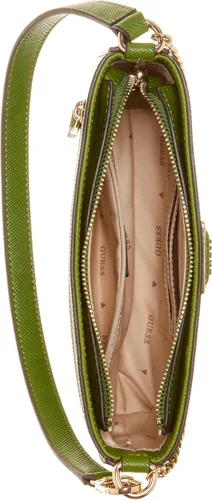 Vista 3 de GUESS Bolso de hombro con cremallera superior Brynlee, Verde botella