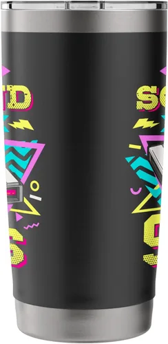 Vista 2 de 90s Nostalgia Retro 90s Dial Up Internet Vintage Stainless Steel Insulated Tumbler