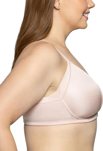 Vista 2 de Vanity Fair Brasier inalámbrico de figura completa para mujer, alisado lateral extendido y espalda, copas ligeramente forradas hasta DDD