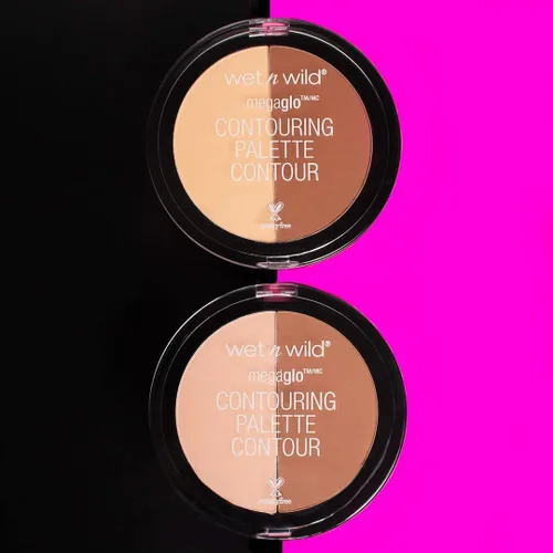 Vista 8 de wet n wild MegaGlo Paleta de Contorno Dulce De Leche Kit de contorno facial en polvo Cara perfectamente esculpida
