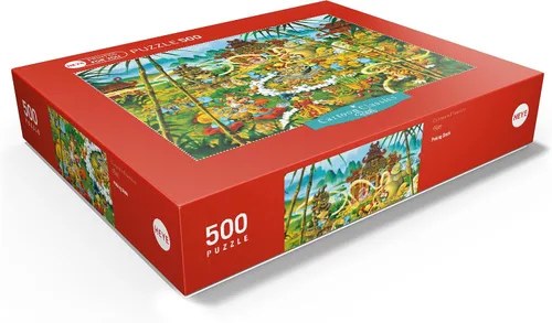 Vista 3 de MyPuzzle Pekín Duck - Michael Ryba - Cartoon Classics - Rompecabezas prémium de 500 piezas para adultos