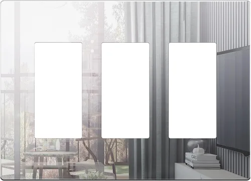 Vista 45 de LIDER Placa de pared decorativa, resistente a los impactos, acrílico espejado, plexiglás, acabado reflectante, actualización moderna, cubierta