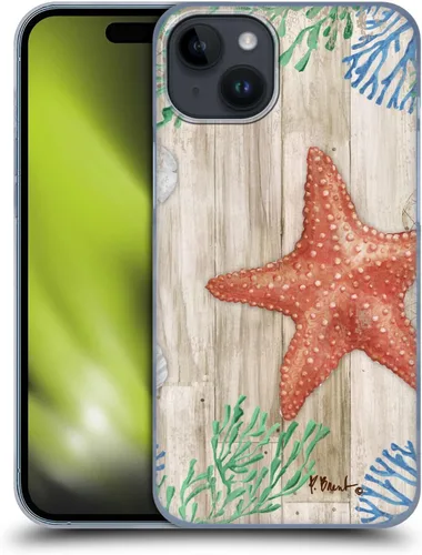 Vista 20 de Head Case Designs Officially Licensed Paul Brent Agate Mermaid Coastal Hard Back Case Compatible with Apple iPhone 15 Plus
