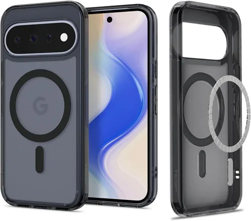 Vista 11 de Spigen Carcasa ultra híbrida para Pixel 8a, transparente Anti-Yellowing Resin, Air Cushion Technology, Military-Grade Drop Protection, Raised