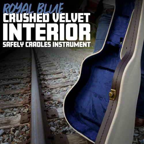 Vista 3 de Gator Cases Journeyman Series Deluxe Wood Case for Resonator Style Acoustic Guitars