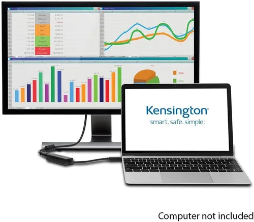 Vista 3 de Kensington Adaptador de video USB-C a HDMI 4K CV4000H (K33993WWA)