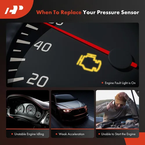 Vista 7 de A-Premium Interruptor del sensor de presión de aceite del motor compatible con Chevy GMC