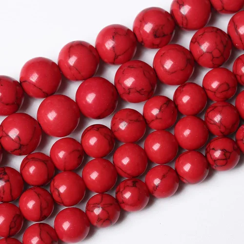 Vista 207 de 100 cuentas de piedra multicolor natural de 0.236 pulgadas (0.236 in), cuentas espaciadoras sueltas redondas para hacer pulseras, collares, aretes
