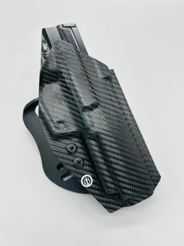 Vista 3 de Neptune Concealment OWB Kydex Paddle Holster for The Glock 43 - Chronos Series - Veteran Made in USA - Many