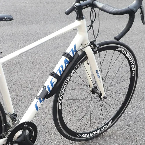 Vista 4 de WEEROCK Front and Rear Bike Fender Frame Downtube Bicycle Mudguard and Adjustable Rear Bike Fender for 24 26 28 Inch Bicycle, Mountain Bike,MTB