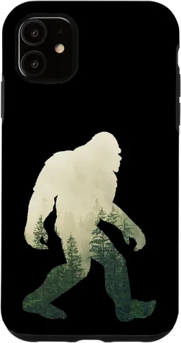 Vista 7 de Carcasa para iPhone X/XS, diseño de Sasquatch Yeti Nature