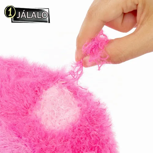 Vista 4 de Fluffie Stuffiez Rainbow - Peluche coleccionable grande de 11 pulgadas, desembalaje sorpresa con ASMR abrazable Fidget DIY Fur Pull, pelusa