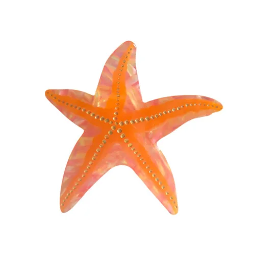 Vista 10 de Pinza grande con forma de pulpo, pinza de criatura marina, pinzas de acetato para el cabello, pinzas grandes para mujeres