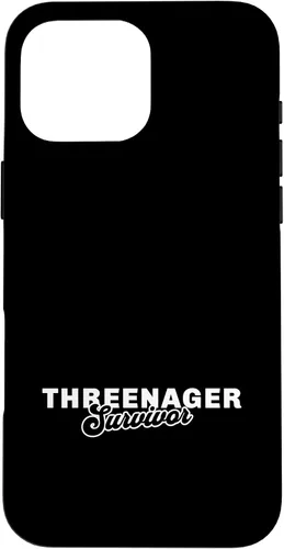 Vista 19 de Threenager Parenting 3 Year Old Kid Case for iPhone 17
