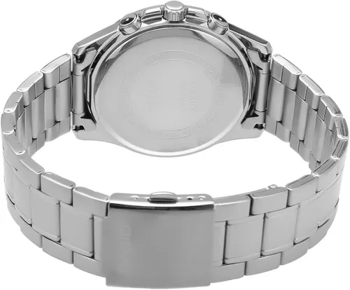 Vista 5 de Casio Enticer cronógrafo reloj de hombre con esfera blanca - MTP-1375D-7AVDF (A837), plateado, Cronógrafo