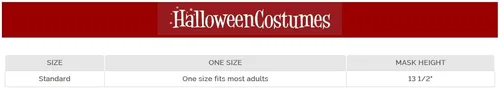 Vista 2 de Fun Costumes Máscara de conejo malvado aterrador estándar