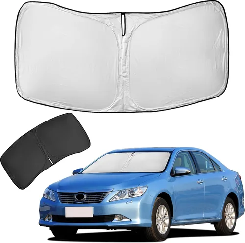 Vista 69 de Parasol de 4 capas para parabrisas, ajuste personalizado, tela 240T