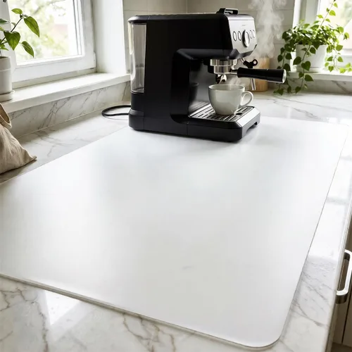 Vista 17 de Warome Alfombrillas de silicona para encimera de cocina, mesa y escritorio, 23.6 x 15.7 pulgadas, protector de encimera resistente al calor