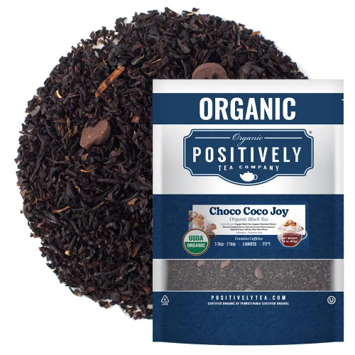 Vista 53 de Bolsas de hojas sueltas para té. Orgánicas por USDA. Positively Tea LLC.