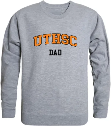 Vista 4 de W Republic Tenn Health SC UTHSC Campus Fleece Crewneck Pullover Sweatshirt - NCAA Officially Licensed Apparel Black