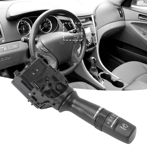 Vista 4 de Interruptor del limpiaparabrisas con control trasero para Hyundai Sonata Elantra 2011-2016, Kia Rio Forte Koup 2012-2017, conjunto de interruptor