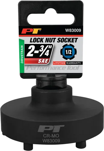 Vista 7 de Performance Tool W83009 Llave de tuerca de eje Dodge resistente de 6 orejetas para camiones Dodge/Ram 1500-5500, años 1994-2014