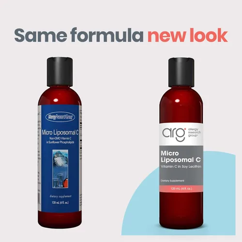 Vista 3 de Allergy Research Group - Micro Liposomal Vitamina C 4 fl oz (4.1 fl oz) Líquido