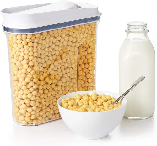 Vista 6 de OXO Good Grips Dispensador hermético de cereales POP de tamaño mediano (3.2 L)