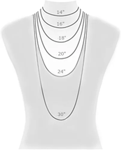 Vista 5 de Ritastephens - Collar de cadena de cuerno italiano (16.0in, 18.0in, 20.0in)